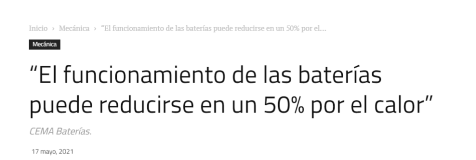 La comunidad del taller- consejos CEMA Baterías