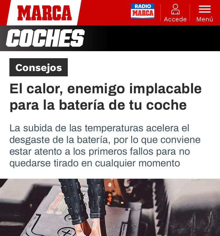 CEMA Baterías is protagonist in MARCA