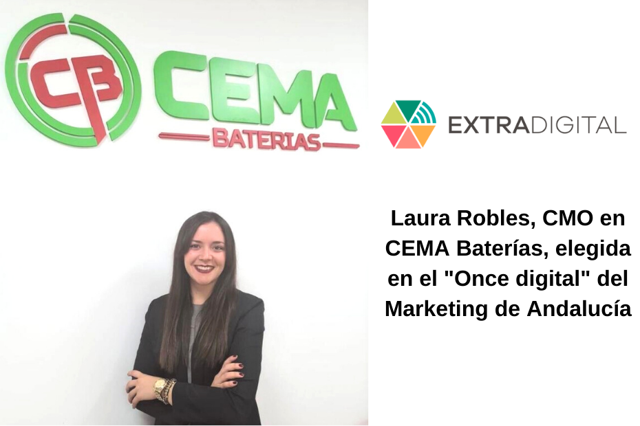 Laura Robles, CMO en CEMA Baterías, elegida en el Once Digital del Marketing de Andalucía