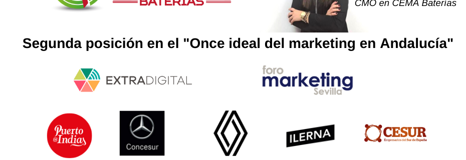 Laura Robles, CMO en CEMA Baterías, logra la segunda posición en el Once Ideal del marketing de Andalucía