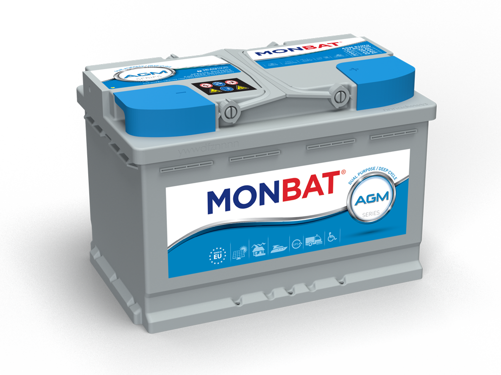 Batería Coche 12 Voltios 80 Amperios MONBAT Start-Stop AGM 80Ah - Baterias  para todo Reguero Baterias