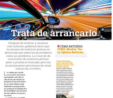 CEMA Baterías en la revista Mundo Recambio y Taller