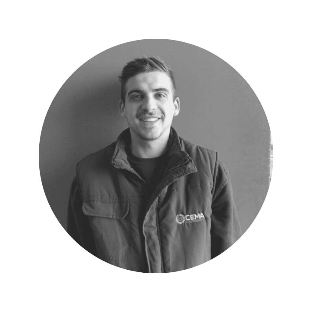 Juan Domínguez, Warehouse waiter at CEMA Baterías