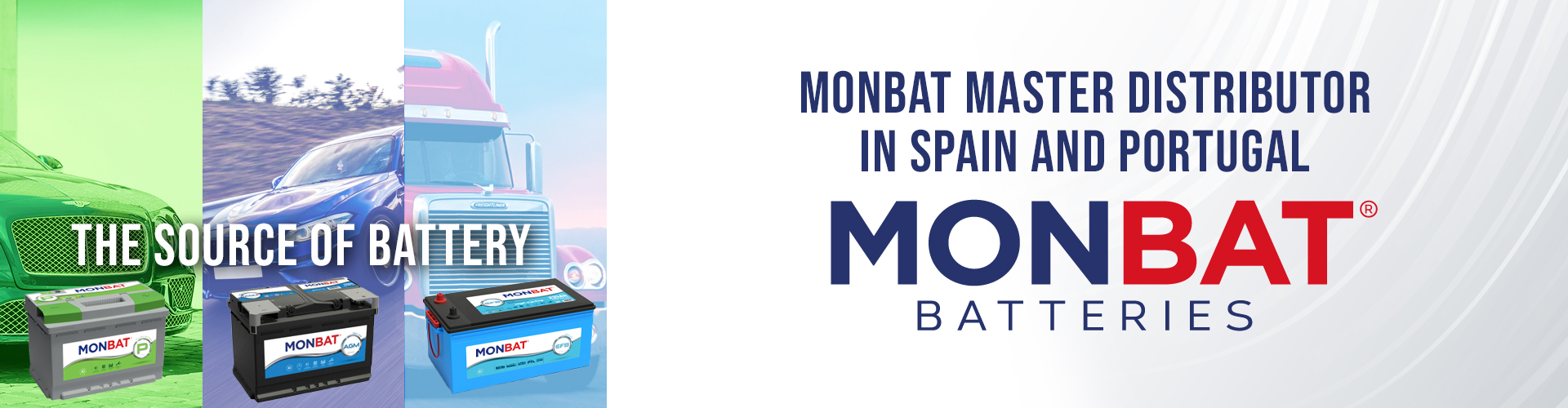 Master distributor of Monbat batteries in Spain and Portugal