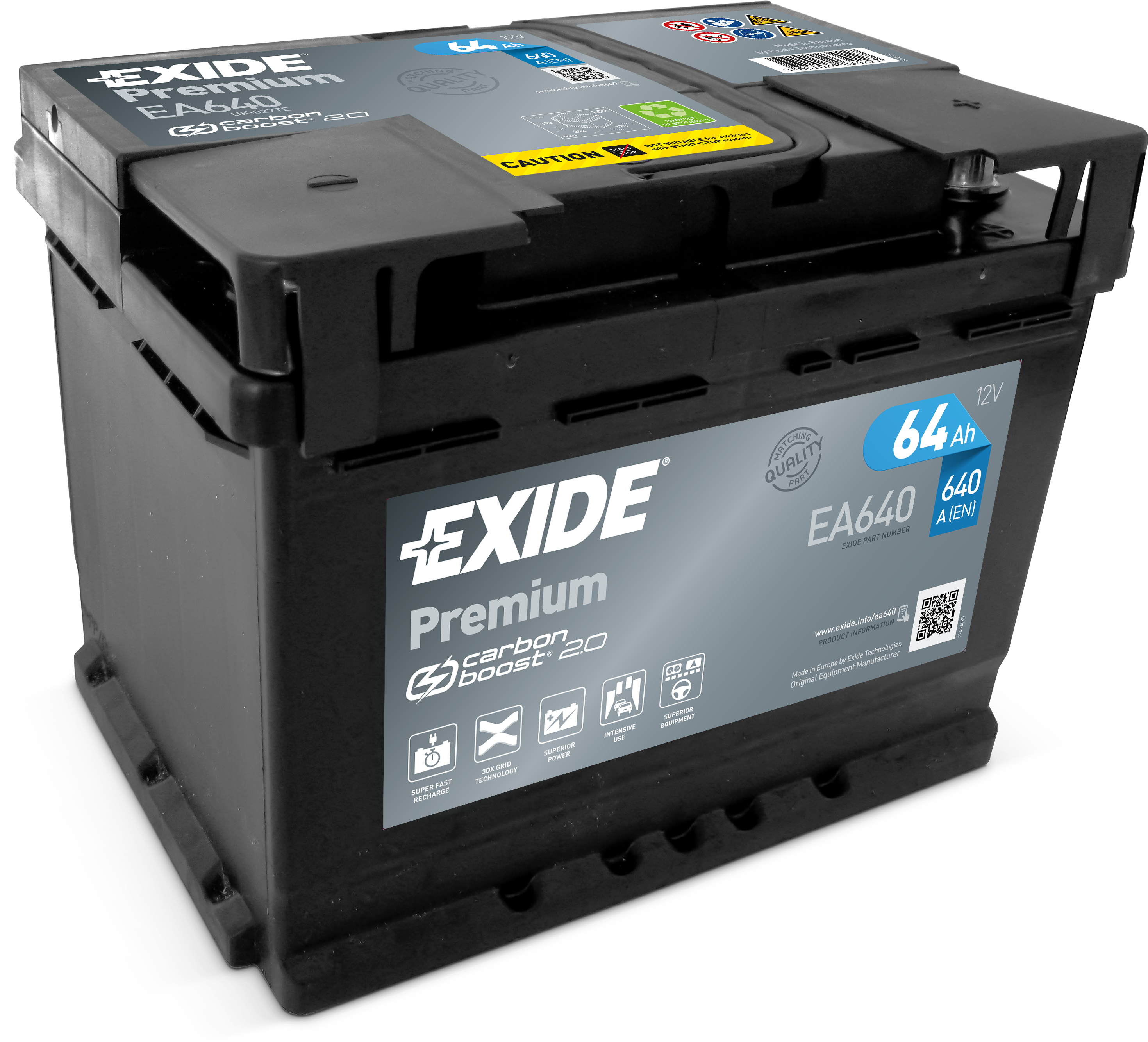 BATTERIE DEMARRAGE 12V 172Ah-1390A FULMEN / EXIDE - Batterie Multi