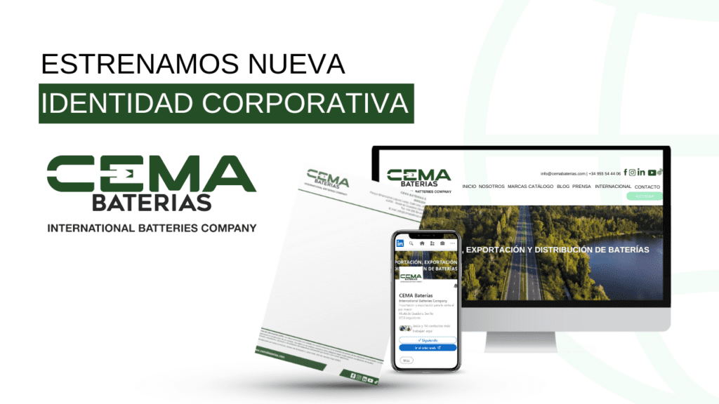 CEMA Baterías renueva su identidad corporativa