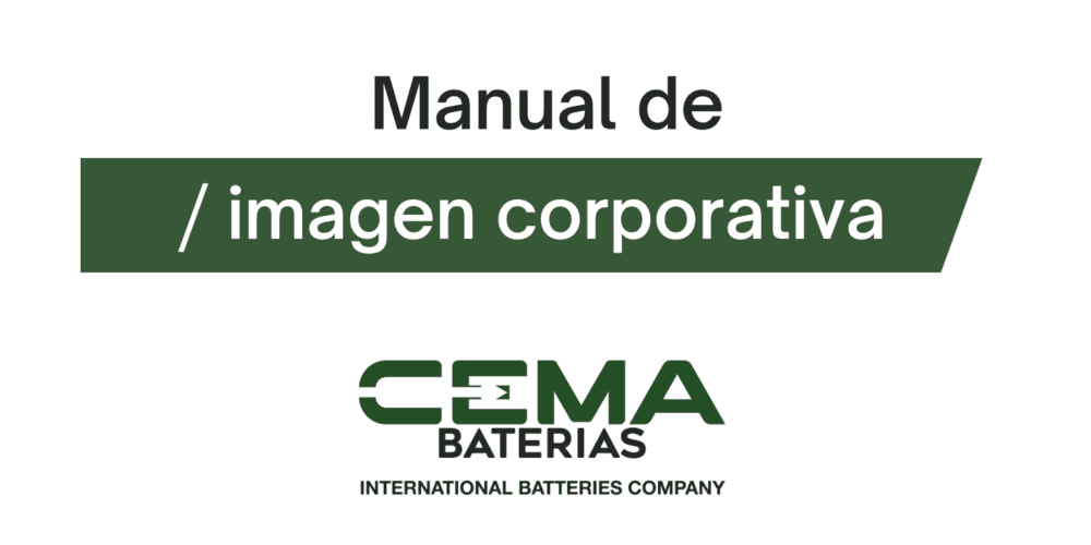 manual de imagen corporativa cema baterias