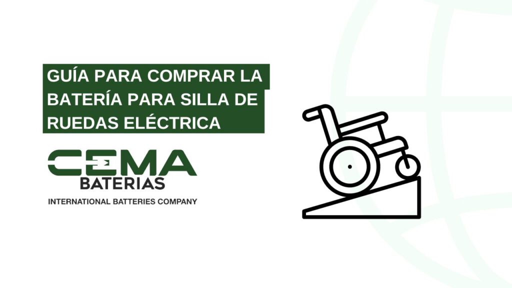 guía para comprar baterías para silla de rueda eléctrica