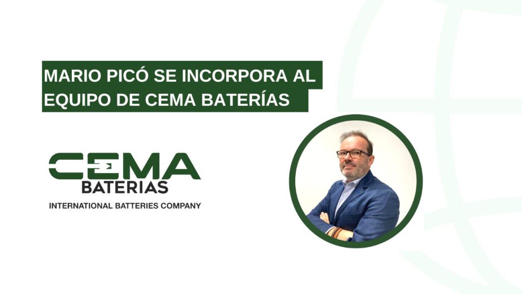 Mario Picó se incorpora al equipo de CEMA Baterías