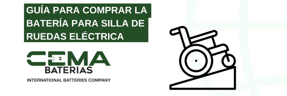 guía para comprar baterías para silla de rueda eléctrica