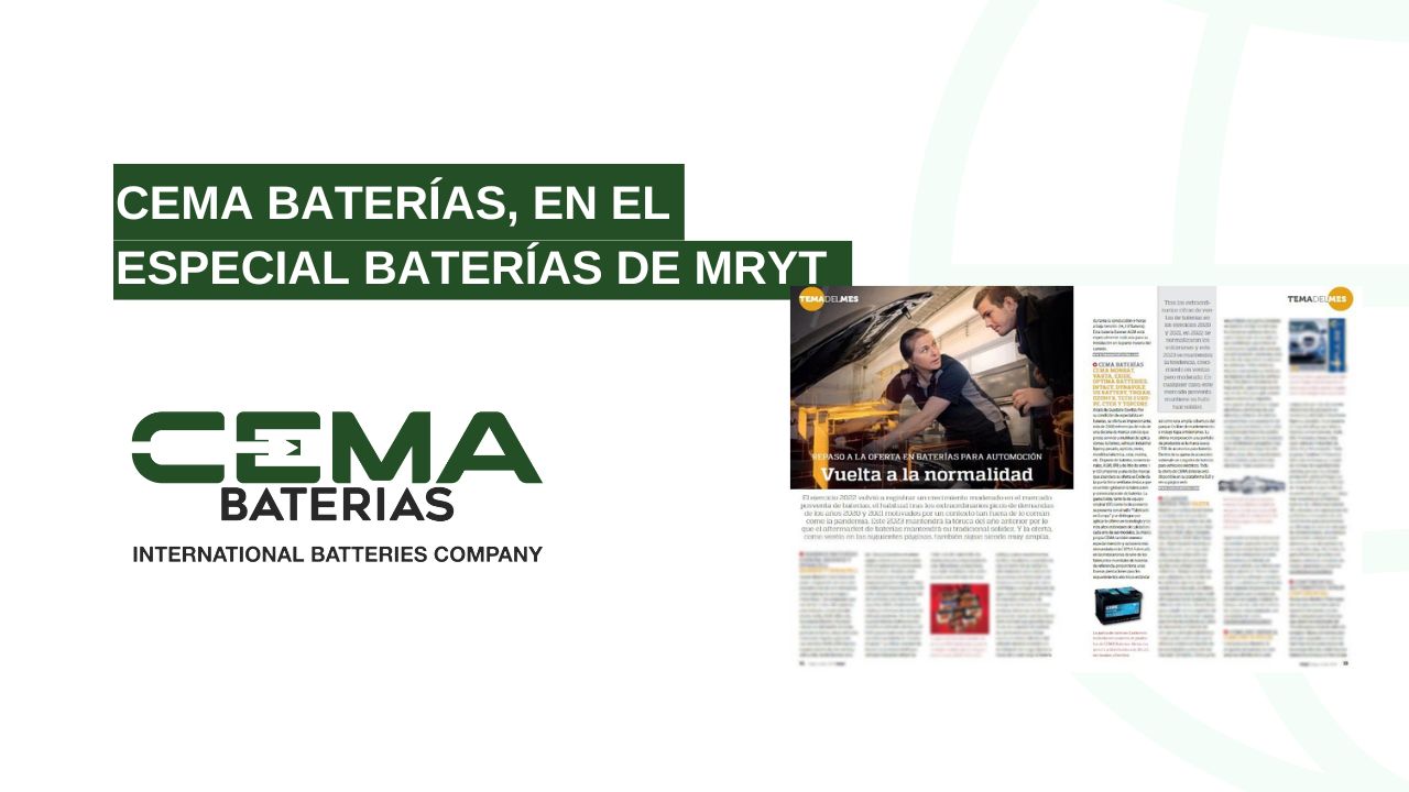 CEMA Baterías, en el especial baterías de MRyT