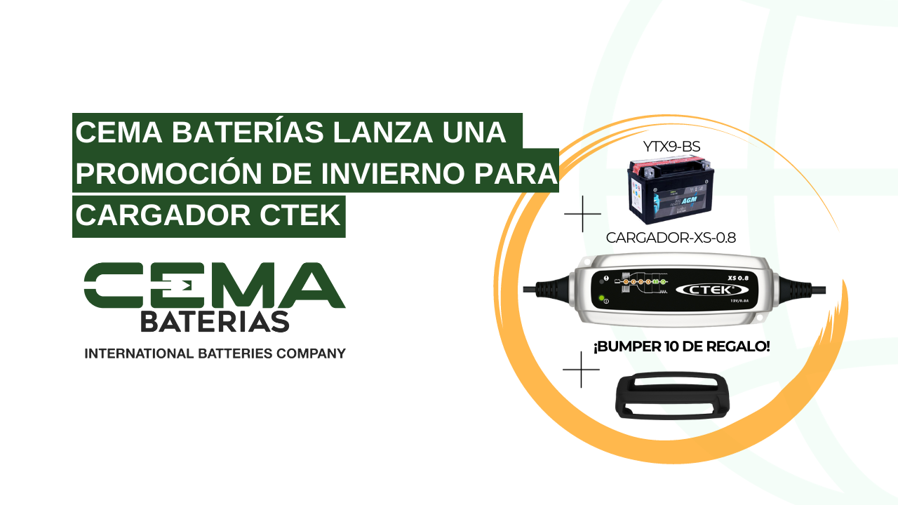 promoción cargador ctek cema baterías