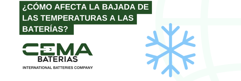 cómo afecta la bajada de las temperaturas o el frío a las baterías