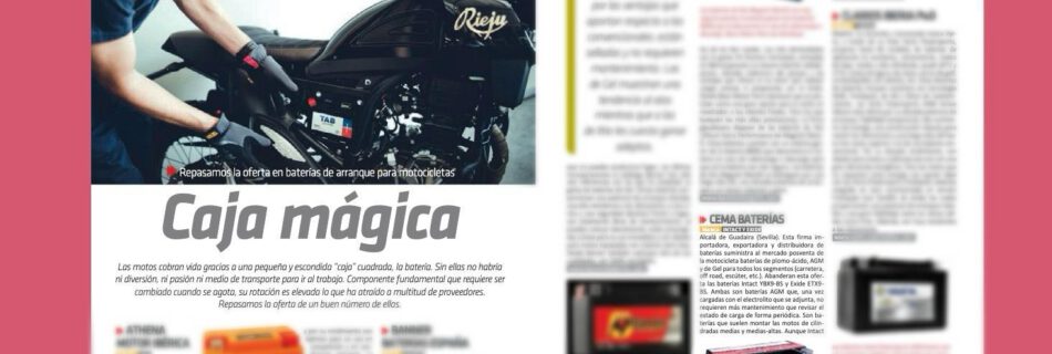 revista mototaller baterías de moto