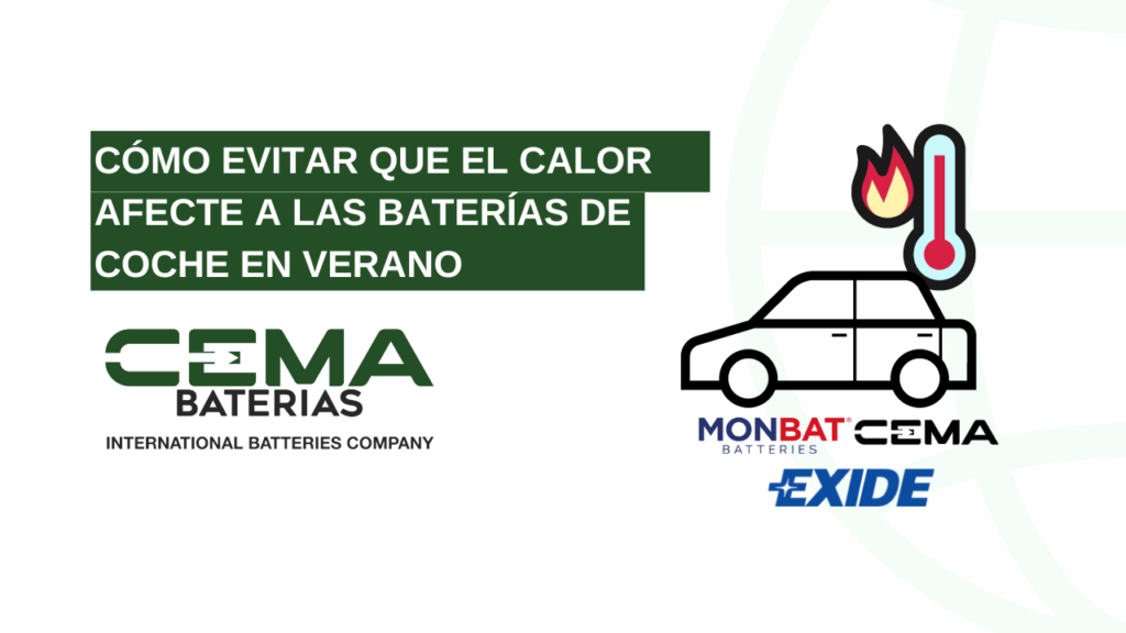 cómo evitar que el calor afecte a las baterías de coche en verano