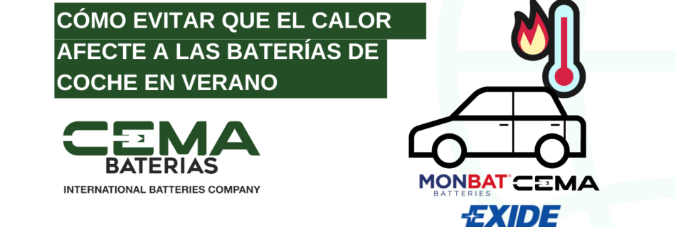 cómo evitar que el calor afecte a las baterías de coche en verano