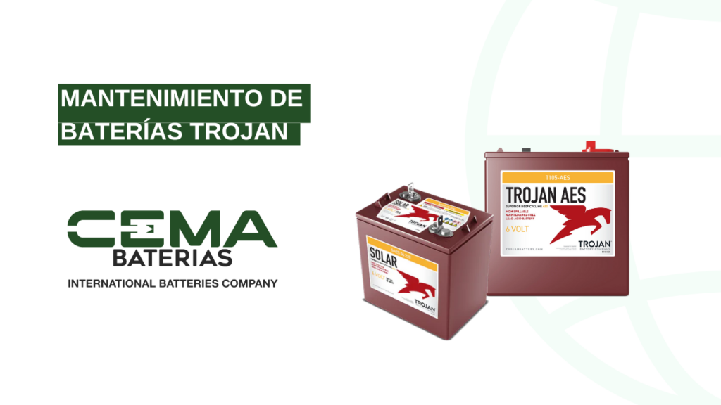 mantenimiento de baterias trojan