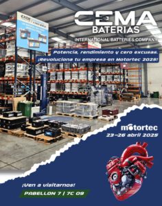 CEMA Baterías vuelve a Motortec con numerosas novedades