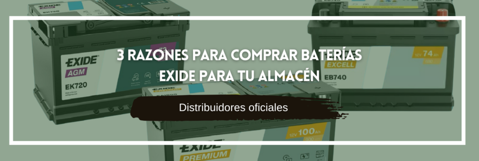 3 razones para comprar baterías exide para tu almacén