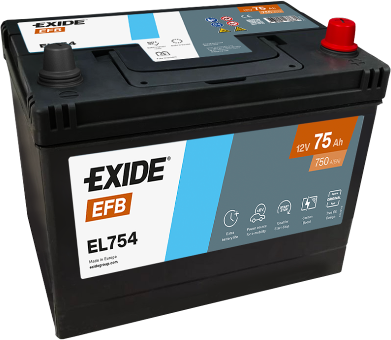 batería Exide EL754