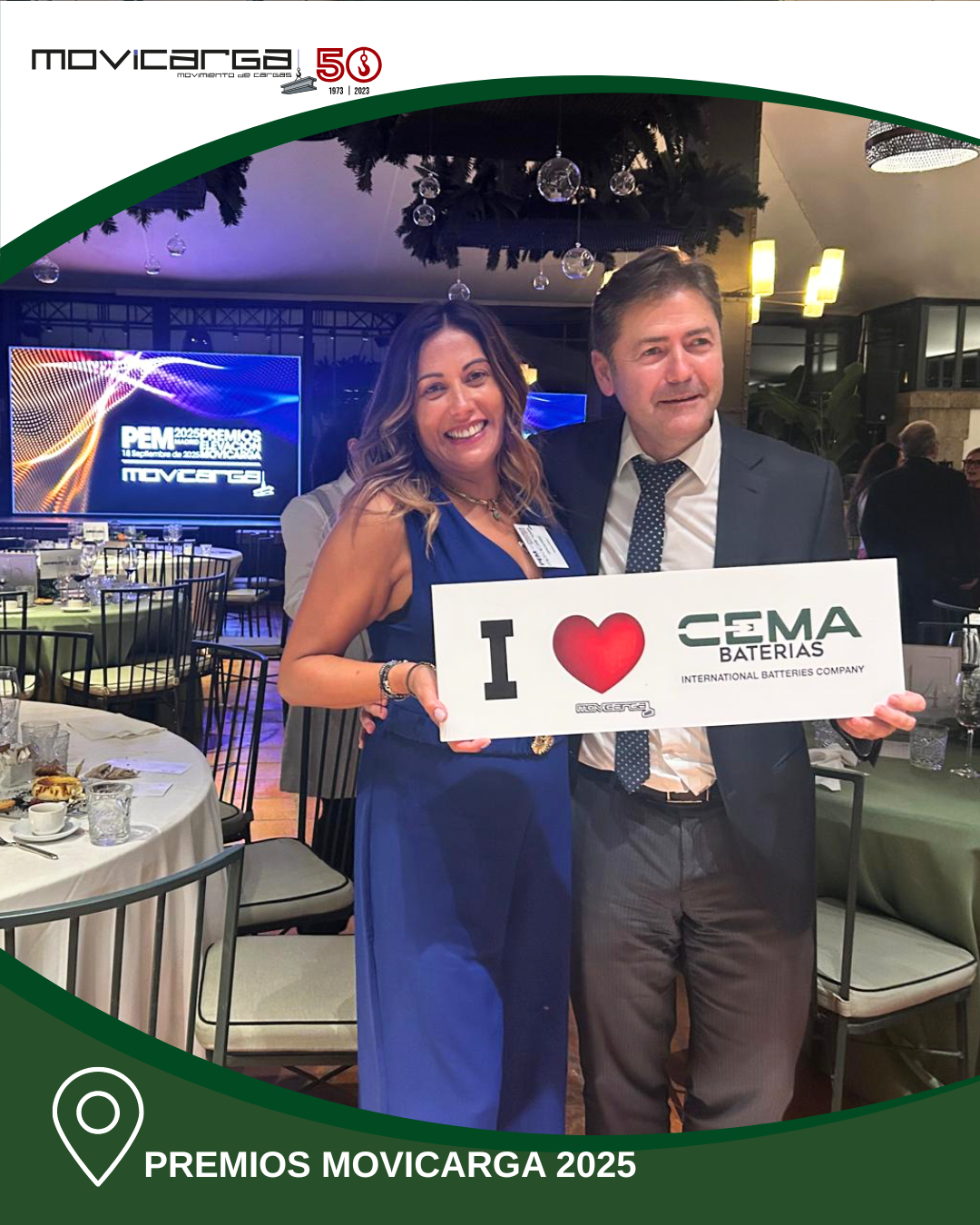 cema baterías, en los premios elevacion movicarga 2025