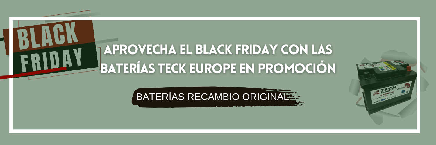 Aprovecha el Black Friday con las baterías Teck Europe en promoción