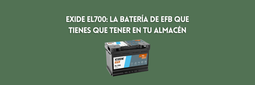 batería Exide EL700